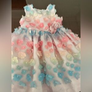 Floral Pastel Kids Dress